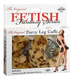 Leg Cuffs Leopard