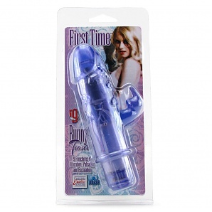 First Time Bunny Teaser Vibrator Waterproof Purple