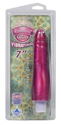 Radiant Gems Medium Penis Head Fuschia