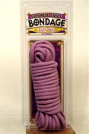 Bondage Rope Purple Cotton