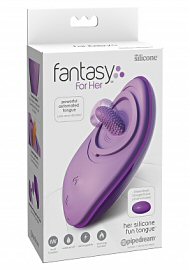 Fantasy For Her Her Silicone Fun Tongue - Purple (197297.5)